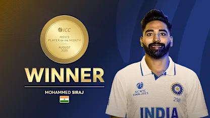 ICC Men’s Player of the Month for August 2025 revealed