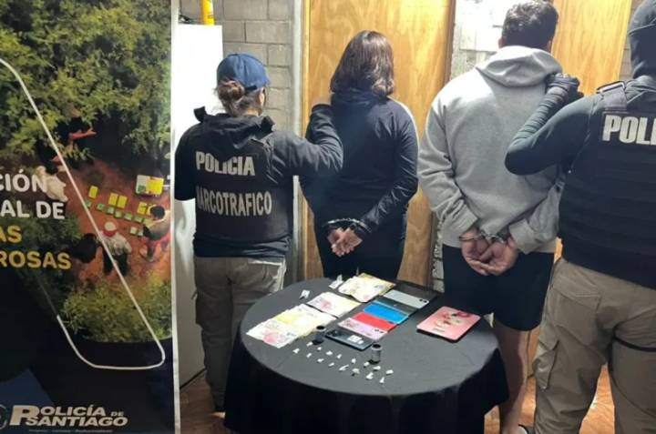 Clodomira: desbaratan un punto de venta de drogas en el barrio Villa Nueva