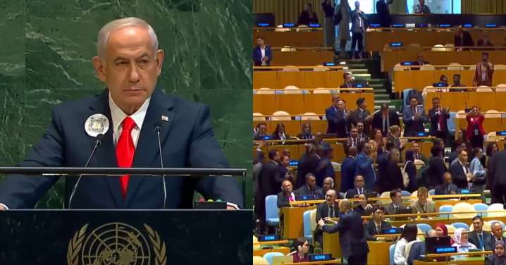 Netanyahu recibe rechazo en la ONU: Delegaciones lo abuchearon durante su presentación en Asamblea General