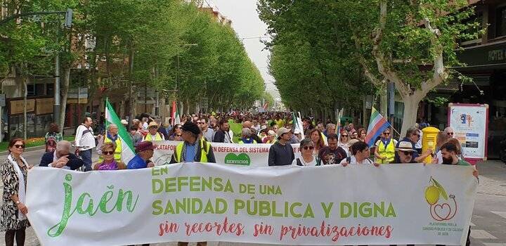 La Plataforma en Defensa de la Sanidad Pública de Jaén retoma las movilizaciones