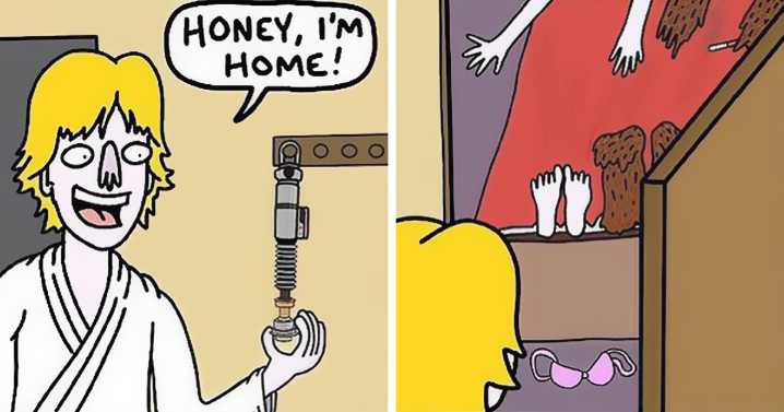 23 Funny Comics For Those With A Darker Sense Of Humor By “Deliberately Buried Comics”