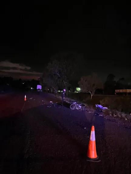 Motociclista falleció tras un choque frontal con un camión