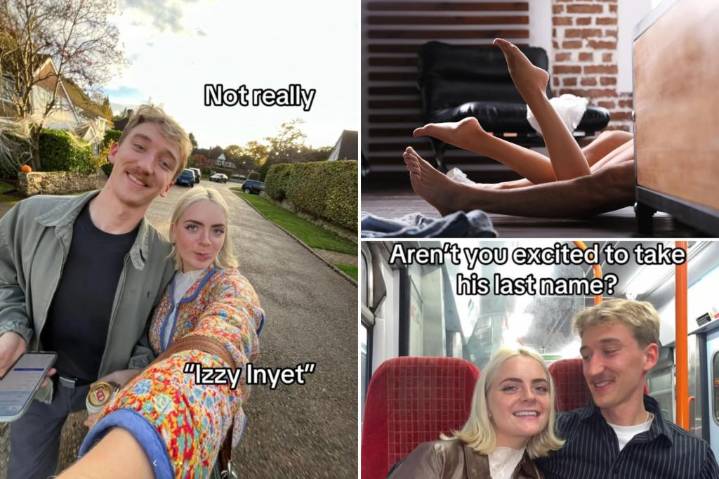 Bride shares the ‘X-rated’ meaning behind future married name