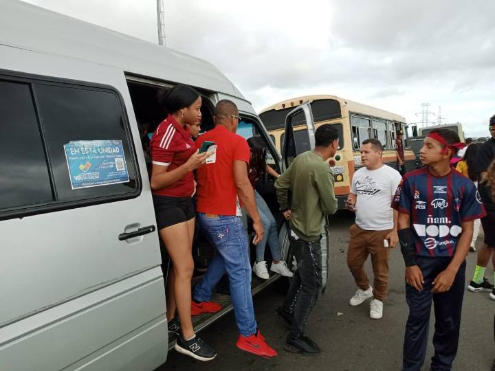 Más de mil unidades de transporte habilitadas para el juego Venezuela