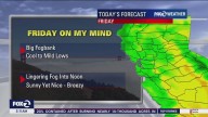 Lingering fog
