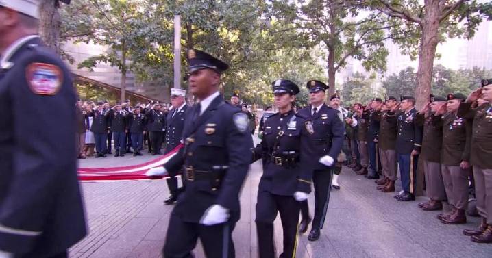 Americans mark the 24th anniversary of the 9/11 attacks with emotional ceremonies