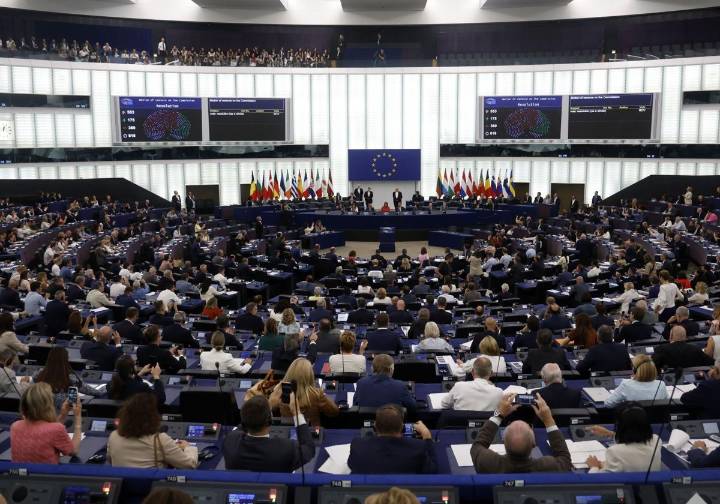 La Eurocámara aprueba una resolución que evita calificar de «genocidio» la situación en Gaza