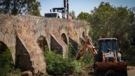 Comienzan los trabajos previos para rehabilitar el puente de Cantillana en Badajoz