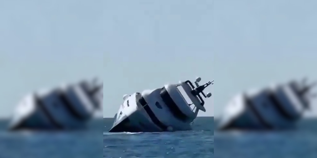 Un yate de lujo de un millón de dólares se hunde solo 15 minutos después de su inauguración: los pasajeros saltaron del barco y nadaron hasta la orilla