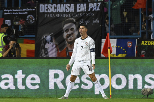 Cristiano Ronaldo scores a stunning goal as he targets a sixth World Cup