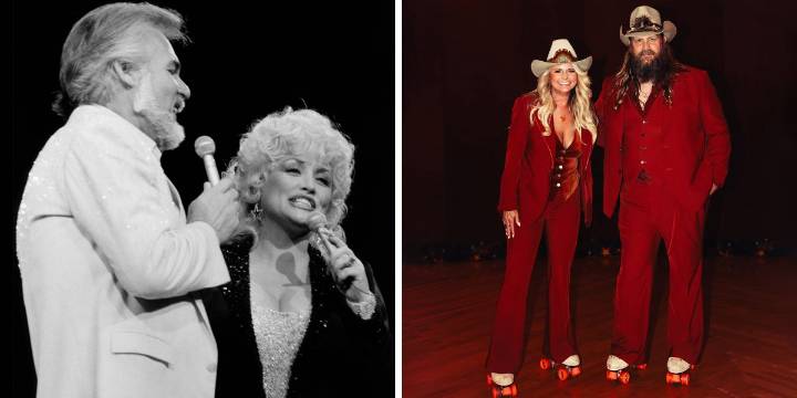 Miranda Lambert & Chris Stapleton Rock Dolly Parton and Kenny Rogers' Jewelry in New Video