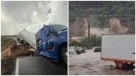Tormenta tropical “Mario” deja carreteras afectadas e inundaciones en Baja California Sur