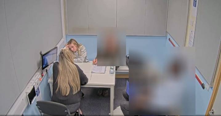 Sick nursery worker Rosksana Lecka smirks at police while being quizzed about harming babies