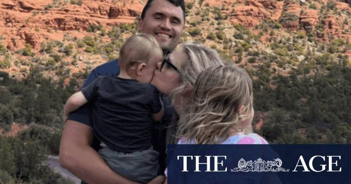 Grieving in public view, Erika Kirk blends the personal and political to further her husband’s cause