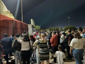 Manifestación al exterior del Monumental; denuncian sobreventa de boletos