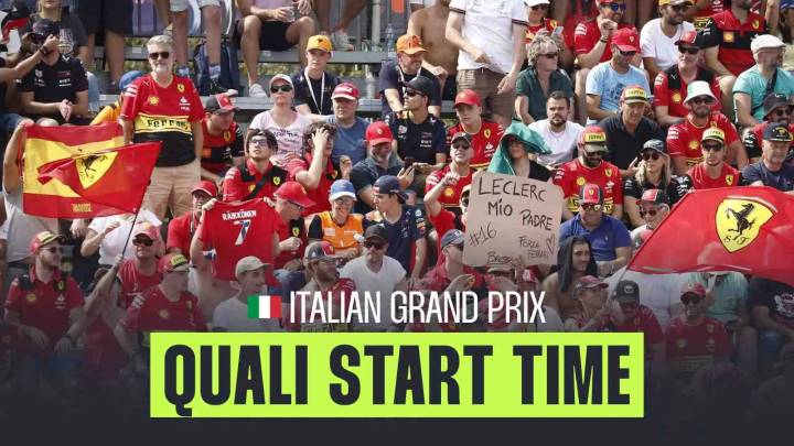 F1 start time: What time does Italian GP qualifying start? How to watch and more