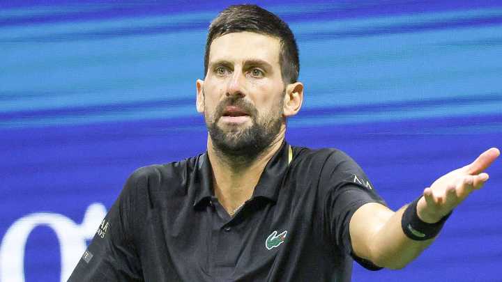 Novak Djokovic rages at umpire and booed by US Open crowd during Taylor Fritz battle