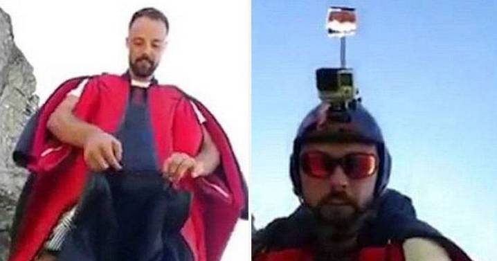 Man utters five final words as he livestreams jumping off a mountain to his death