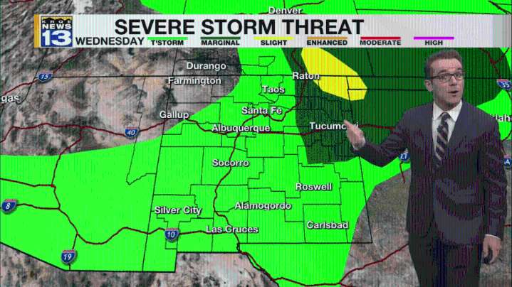 Storms to migrate east, still warm, & breezy