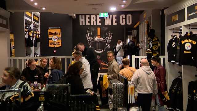 Pittsburgh Steelers fans in Dublin for Ireland's first NFL game