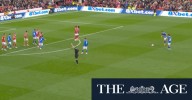 Forest burned after controversial free kick