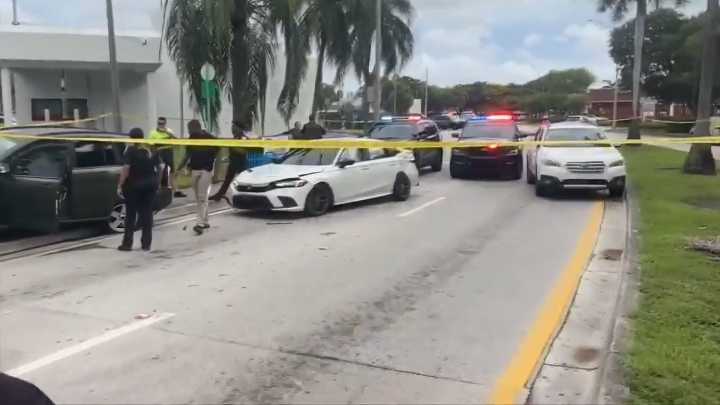 Driver battered officer, struck 3 vehicles while fleeing North Miami Beach traffic stop, police say