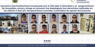 Tras desapariciones reportadas por familiares y colectivos, fuerzas de seguridad realizaron operativo terrestre y aéreo con capturas, decomiso de drogas, armas y vehículos vinculados