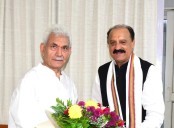 MLA Samba meets LG Manoj Sinha in Jammu