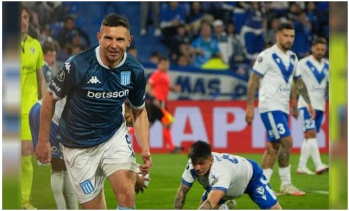 Racing le ganó a Vélez por 1-0 en la ida de los cuartos de final de la Copa Libertadores 2025