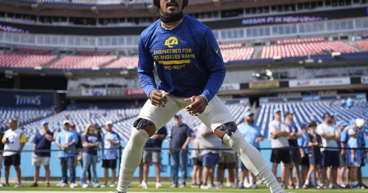 Rams starting CB Ahkello Witherspoon placed on injured reserve with a broken collarbone