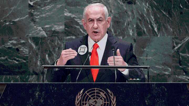 Netanyahu afirma ante la ONU que Israel no reconocerá un Estado palestino