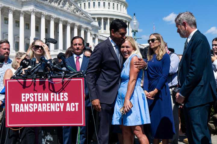 Epstein survivors say their push for transparency is ‘not a hoax’
