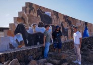 Murales para embellecer puntos abandonados en La Oliva