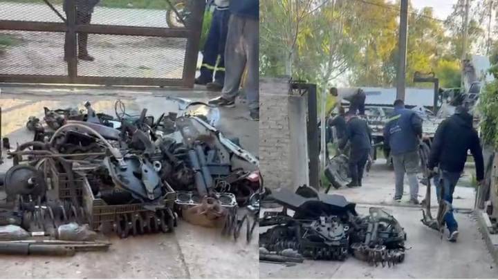 Alejandro Korn: clausuraron un taller y detuvieron a dos sospechosos por autopartes robadas