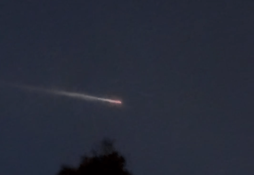 California residents witness fiery activity in the sky, here's video