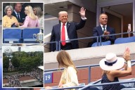Trump cheered at US Open as he attends men's final for first time in a decade