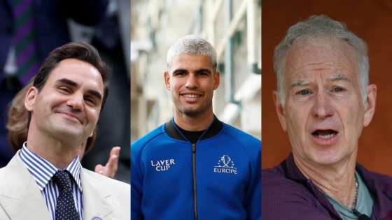 John McEnroe Snubs Roger Federer & Others for Carlos Alcaraz Before Laver Cup Clash With Taylor Fritz John McEnroe, moving past Roger Federer, delivers a bold statement on Carlos Alcaraz ahead of Lave