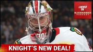 Chicago Blackhawks Sign Spencer Knight To Three