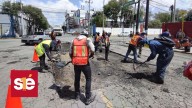Avanza programa de bacheo y balizado en Toluca para mejorar la movilidad