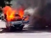 Incendian vehículos del transporte público en Chilpancingo