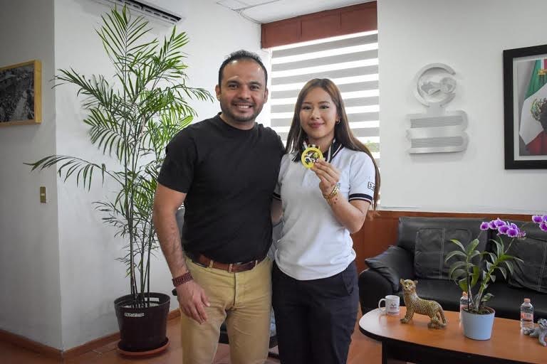 ESTUDIANTE del Cobach, campeona nacional de taekwondo