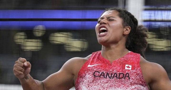 Rogers wins gold, sets Canadian record in hammer throw at world championships