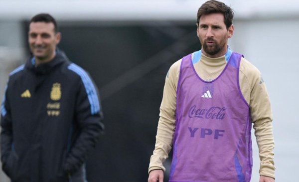 Con Messi a la par y cuatro ausencias, Argentina trabajó con la cabeza puesta en Venezuela