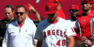 Reid Detmers exits with apparent injury before Angels' late rally