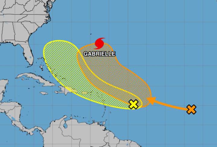 Hurricane Gabrielle intensifies while NHC tracks 2 more Atlantic systems