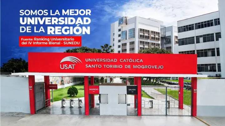 USAT se posiciona como la universidad número uno de la región Lambayeque, según el ranking nacional de Sunedu