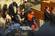 En silla de ruedas tras accidente, Arístides Guerrero acude al Senado para asumir como ministro