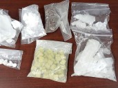 $160K worth of drugs, loaded handgun seized in Chatham; four charged