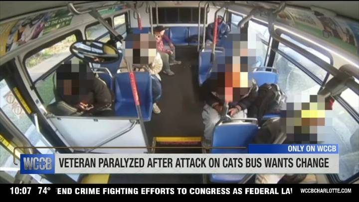 Veteran paralayzed in CATS bus attack calling for increased security