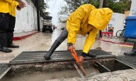 Gobierno de Isla Mujeres refuerza trabajos ante lluvias registradas por la onda tropical número 33